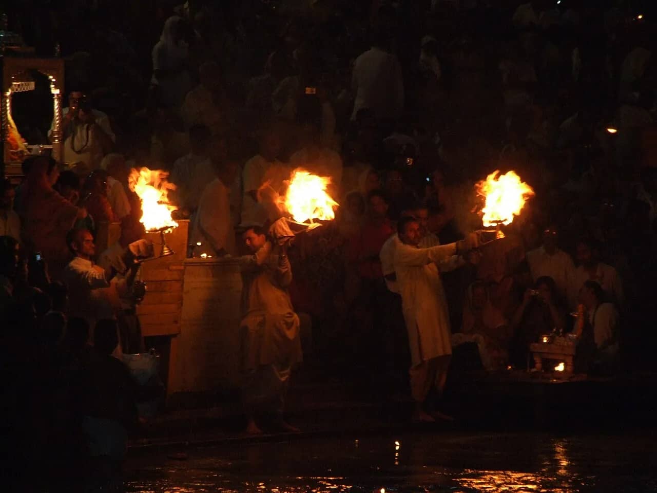Evening Ganga aarti at Har Ki Pauri, Haridwar